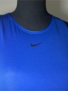 Nike Women’s Royal Blue Performance Tank with Black Swoosh